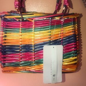 Zara Multicolored Mini Basket Bag🌴☀️🌊🏝